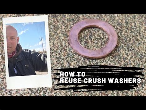 Do You Have To Replace Crush Washer On Oil Drain Plug