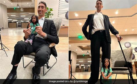 The World S Tallest Man And Shortest Woman Reunite After Six Years In