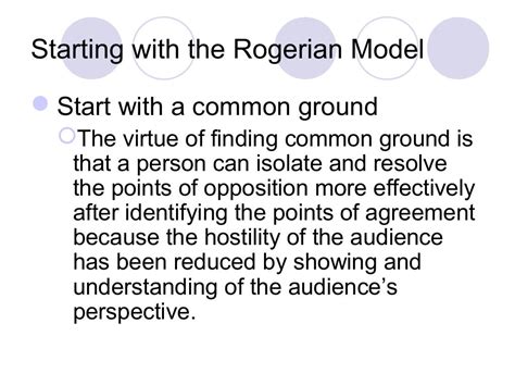 Rogerian Model Of Argument