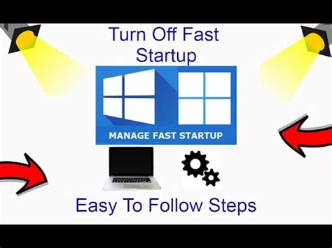 How To Turn Off Fast Startup Windows Youtube