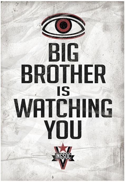 Big Brother Is Watching You 1984 Poster 13x19 Sold By Art Walmart