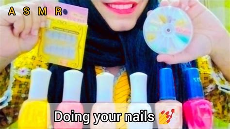 Asmr Doing Your Nails 💅 Nail Salon Roleplay Youtube