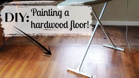 Major Diy Painting My Hardwood Floor Youtube