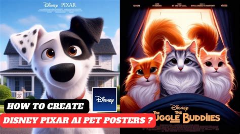 How To Do The Pixar Ai Pet Poster Trend How To Do The Disney Pixar Ai