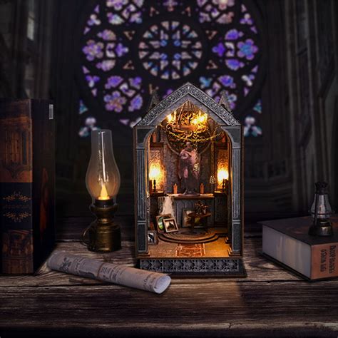 Quiet Night Prayer DIY Book Nook Shelf Insert – Fifijoy
