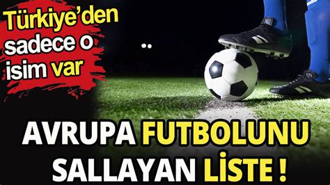 Avrupa futbolunu sallayan liste Türkiye den yalnızca Arda Güler var