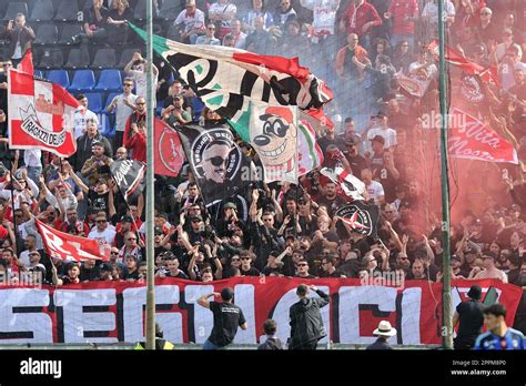 Arena Garibaldi Pisa Italy April 23 2023 Fans Of Bari During Ac