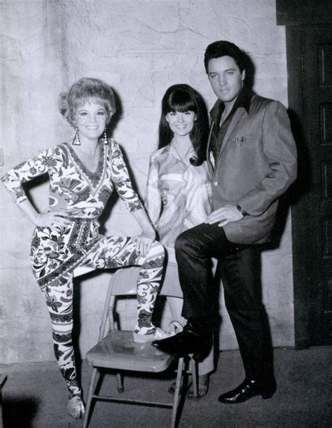 Elvis And His Co Star The Beautiful Shelley Fabares Here With Her