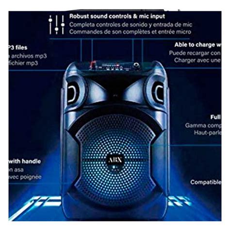 AUDIOBOX 8 RECHARGEABLE PA SPEAKER ABX 82S Oikos Center