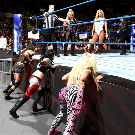 Natalya Carmella Tamina Vs The Riott Squad Six Woman Tag Team