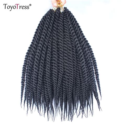 Havana Mambo Twist Hair Crochet Braiding Hair 22inch 12strandspack 68packs Synthetic Fiber