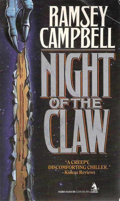 Night Of The Claw By Ramsey Campbell Horror Book Covers Scary Books