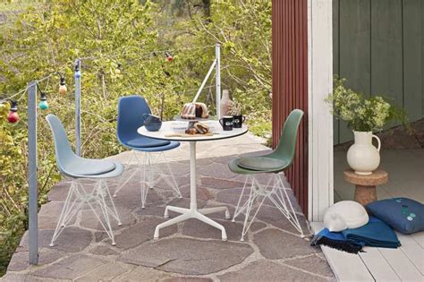 Eames Contract Table Round Cm Vitra Vitra