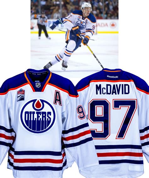 Lot Detail Connor Mcdavid S Edmonton Oilers Game Worn Pre