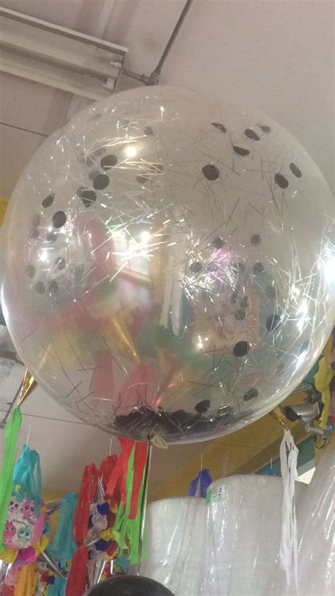 Globo Transparente Gigante Con Confetti Para Adentro Meses Sin Intereses