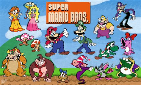 Super Mario Bros By Tvskyle On Deviantart Super Mario Bros Mario