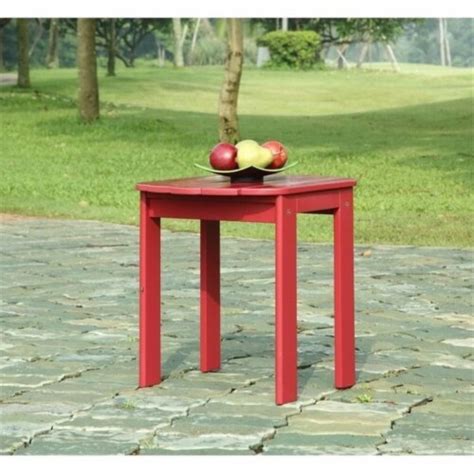 Hawthorne Collection Adirondack Table In Red 1 Kroger