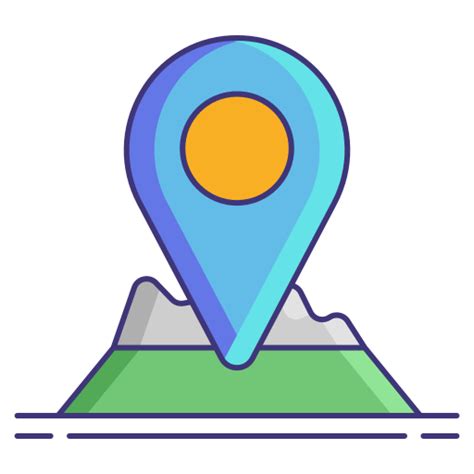 Maps Flaticons Lineal Color Icon