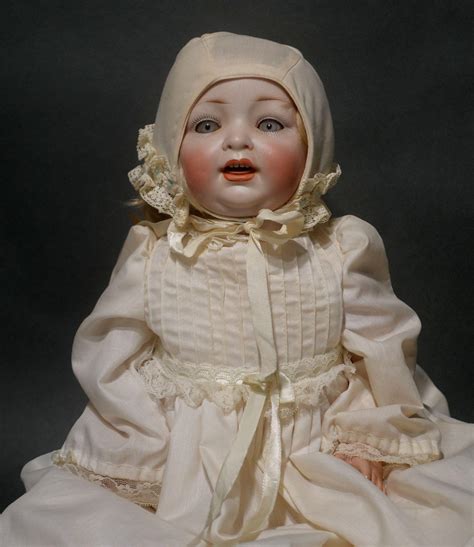 Antique German Bisque Doll Our Baby By Hertel Schwab For L W