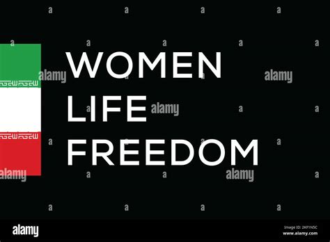 Frauenleben Freiheit Freie Frauen Im Iran Protestkonzept