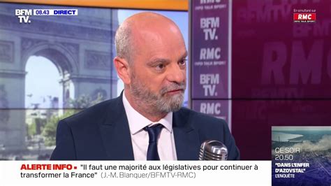 Jean Michel Blanquer Le niveau de mathématiques des élèves qui vont