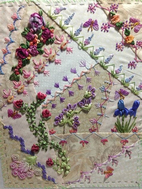 Crazy Quilt Embroidery Ideas Crazyquilting 18B Crazy Quilts Crazy