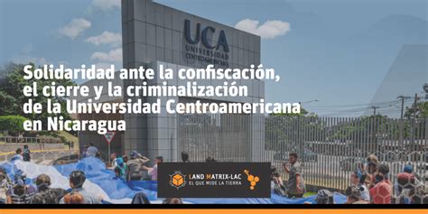 Pronunciamiento Sobre La Situaci N De Las Universidades En Nicaragua Y