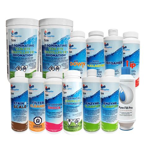 Bromine Hot Tub And Spa Chemical Package Pool Supplies Canada