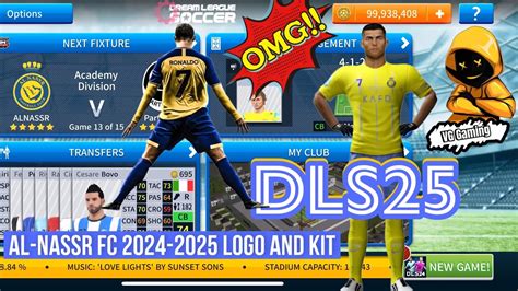 HOW TO COSTUME KIT AND LOGO AL Nassr IN DREAM LEAGUE SOCCER 2025 DLS25