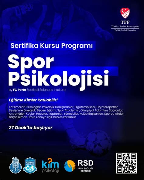 SPOR PSİKOLOJİSİ SERTİFİKA KURSU FC PORTO ve FSI İşbirliği İle Kim