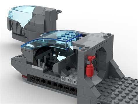 LEGO MOC The Avengers Quinjet Cockpit MOD By Iron Foot Rebrickable