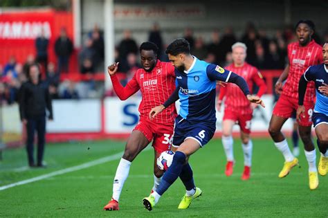 Report Robins 1 0 Wycombe Wanderers News Cheltenham Town Fc