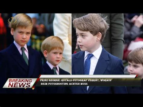 Prinz George Royals Fotograf verrät worauf beim Fotoshooting achten