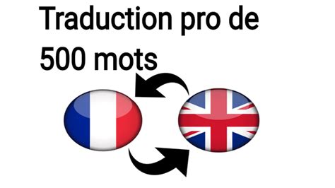 Je Vais Traduire 500 Mots De Français à Anglais Ou Vice Versa Par Golami