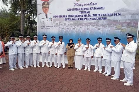 Sk Penyesuaian Masa Jabatan Kades Se Kabupaten Karawang Hari Ini