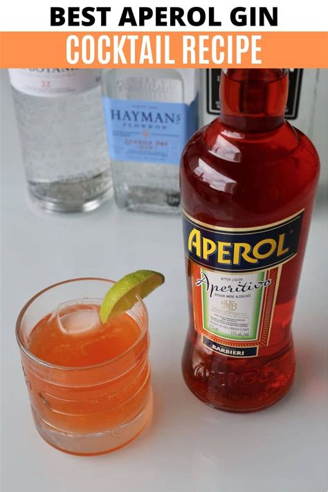 Aperol Gin Cocktail Drink Recipe Artofit