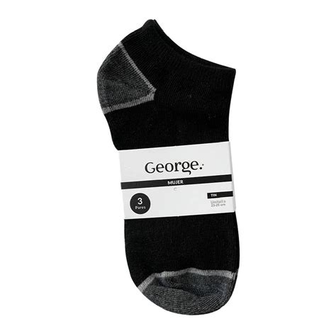 Tines George Para Mujer Corte Bajo Multicolor 3 Pares Unitalla Walmart