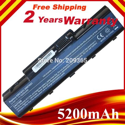 ใหม AS07A31 AS07A41 Battery สำหรบ Acer Aspire 4720 4730 5735Z 5737Z