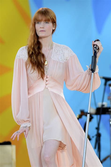 Florence Welch Performs At God Morning America Concert Series In