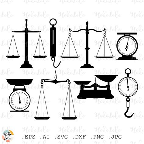 Old Scale Svg Vintage Scale Silhouette Template Clipart Png Vintage