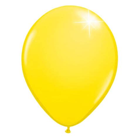 10 Ballons de baudruche unis métallisés jaune à prix minis sur