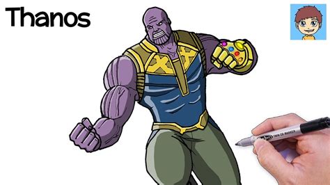 Comment Dessiner Thanos Et Gant De L Infini Facilement Dessin Facile