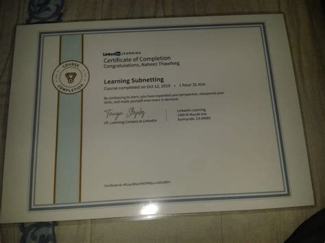 Naheez Thawfeeg's Blog: Just now printed the Linkedin® Learning certificate