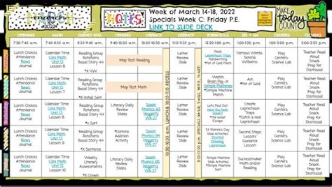 Kindergarten St Patricks Day And Simple Machines Lesson Plans