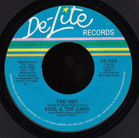 Kool The Gang Too Hot 1980 72 Richmond Pressing Vinyl Discogs