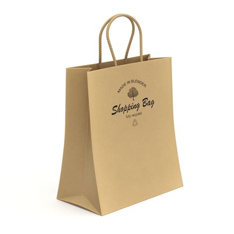 Shopping Bag 3d Models Download Free3d