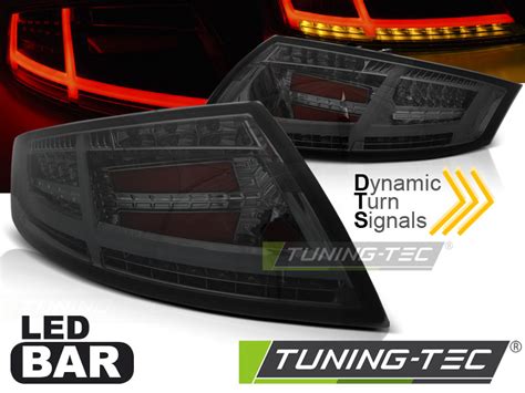 Voll Led Lightbar Design R Ckleuchten F R Audi Tt J Schwarz