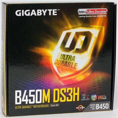 Обзор материнской платы Gigabyte B450M DS3H на чипсете AMD B450