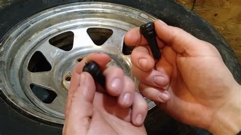 Change Valve Stem W O Breaking Down Tire Youtube