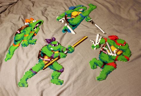 Teenage Mutant Ninja Turtles Perler Bead Art Perler Bead Patterns Images